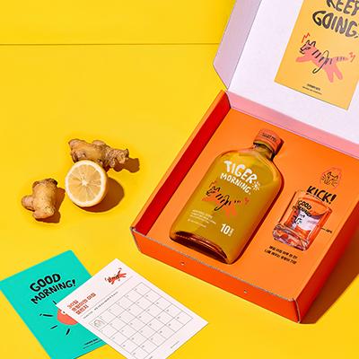 Tiger Morning Tiger Ginger Shot Lemon
