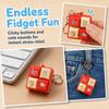 Portable Keyboard Fidget Keychain Sounding Stress Relief Keyring New Clicker Pendant  School