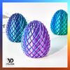 Twisty Fidget Egg, 3D Printed Slippery Egg Fidget, Easter Dragon Eggs, Easter Basket Stuffers Essentials,Stress Relief Desk Fidget Toy for Adults