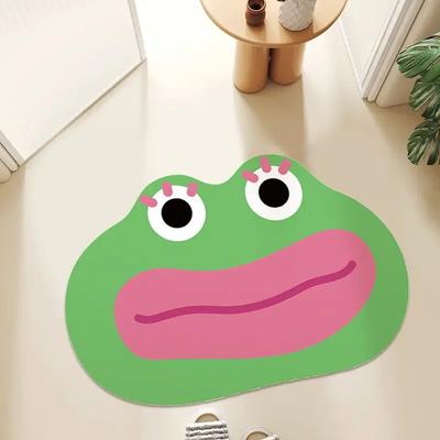 New Funny Soft Diatom Mud Non-slip Absorbent Floor Mat Kitchen Bathroom Toilet Floor Mat Non-slip Mat Household Mat