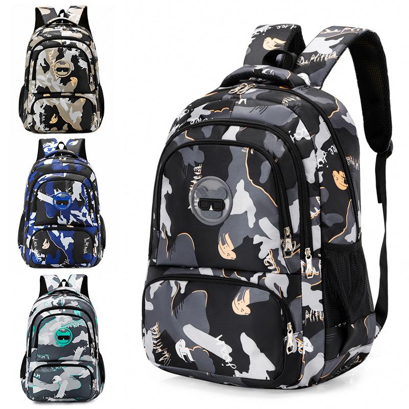 New casual backpack large-capacity schoolbag Chinese college student schoolbag fashionable and simple travel commuter backpack