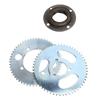 Bike Sprocket Freewheel Set High Toughness Steel 4 Hole and 3 Hole Wheel Sprockets and Toothless