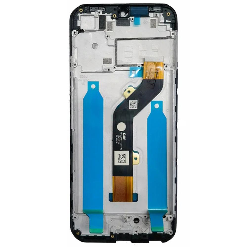 For TECNO Pop 5 Pro 4G BD4j Grade C LCD Screen and Digitizer Assembly+Frame Part (Without Logo)