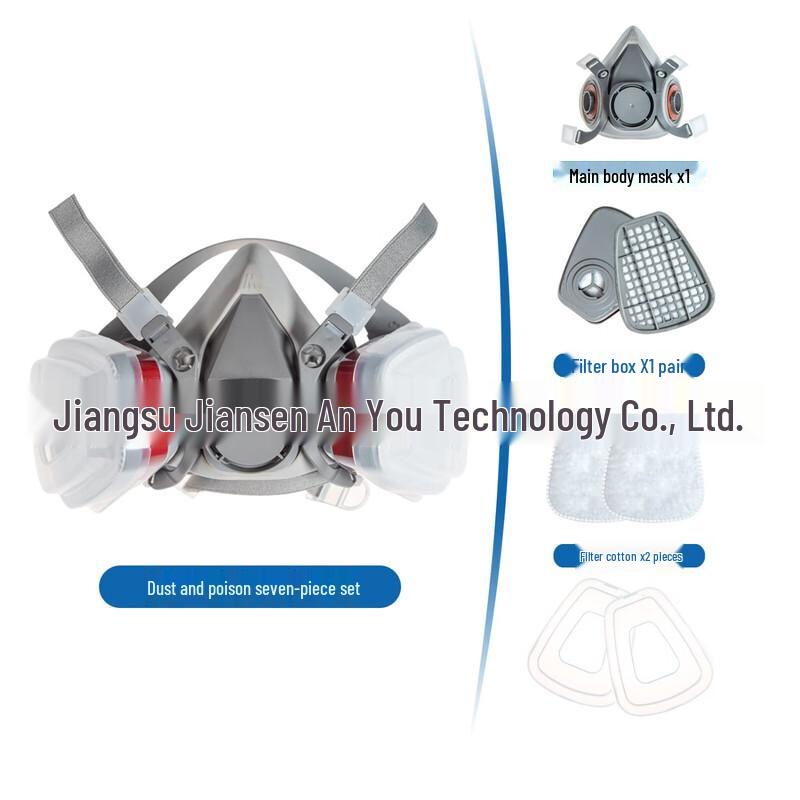 Shaoan 6200 Full Face Respirator Mask Kit for Spray Painting