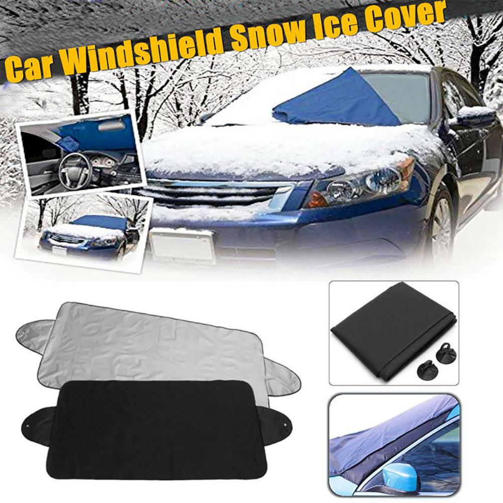 Car Truck Windshield Window Visor Cover Sun Shade Snow Frost Ice Dust Protector
