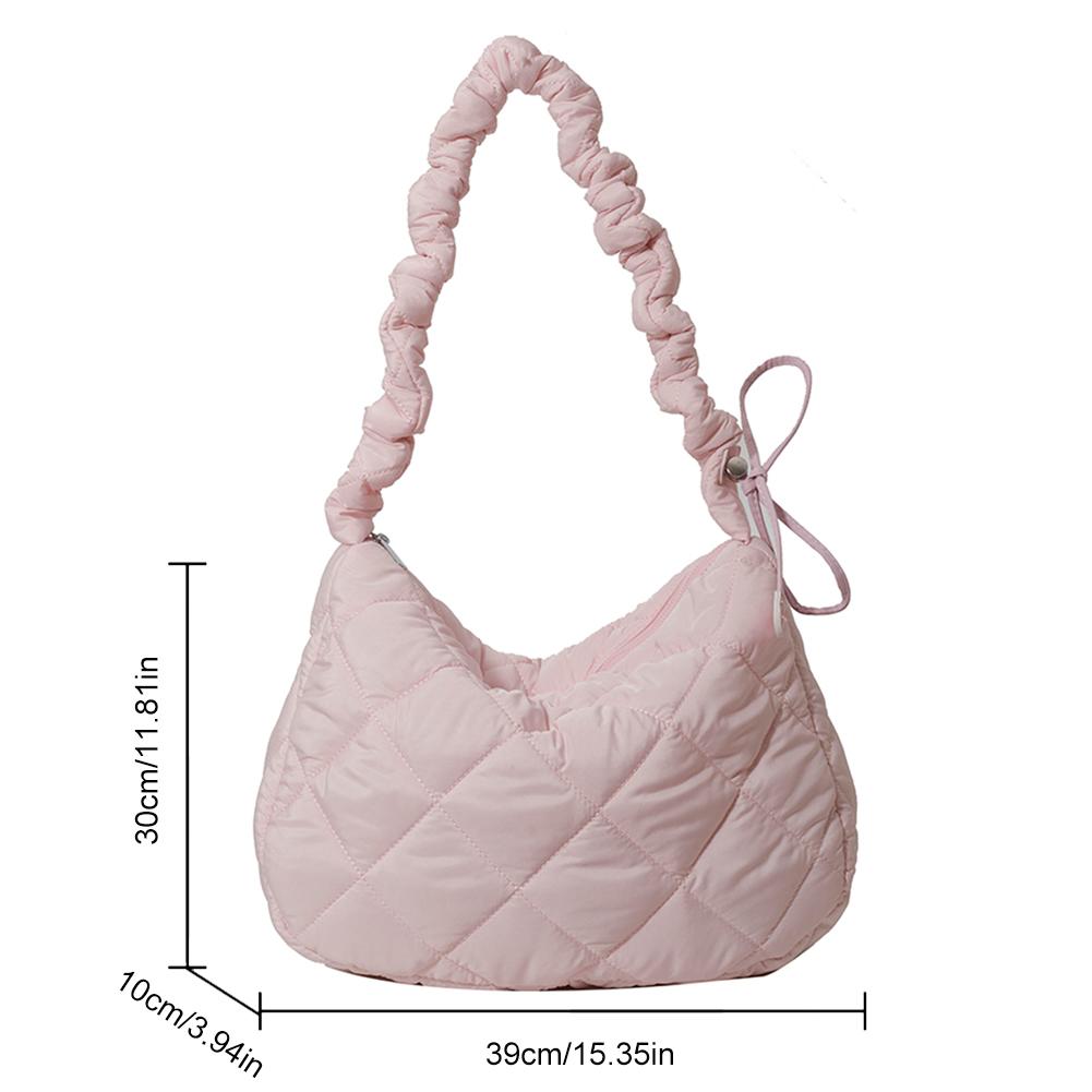 Quilted Padded Crossbody Bag Women Pleated Bubbles Cloud Shoulder Bags Large Capacity Handbags Tote Designer Bag Dumpling Bag