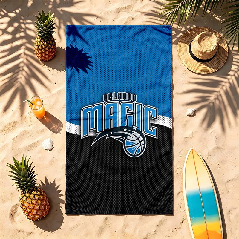 Orlando Magic (1) Asciugamano da Spiaggia Resistente alla Sabbia Morbido e Confortevole Adatto per Piscina Campeggio Yoga e Immersioni Un Viaggio