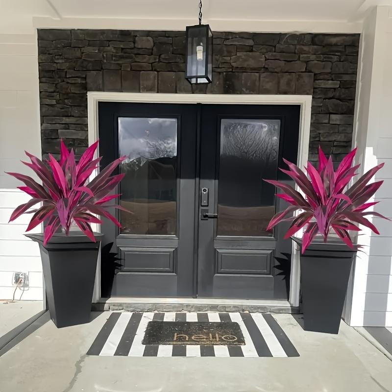 2 Large Peony Bamboo Artificial Plants, Ideal for Outdoor Decorations, Weddings, Hotels, Housewarming, Indoor/Outdoor Use - No Flowerpot