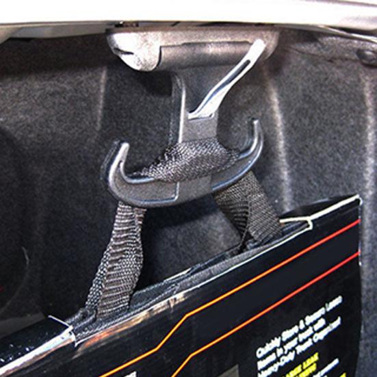 Zatahovací držák háčku na zavazadla do kufru auta