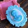 Retro Court Beauty Portrait Oil Painting Style Silicone Mold Cake Decoration Baking Mold Gypsum Resin Decor Fragrance Stone Mold