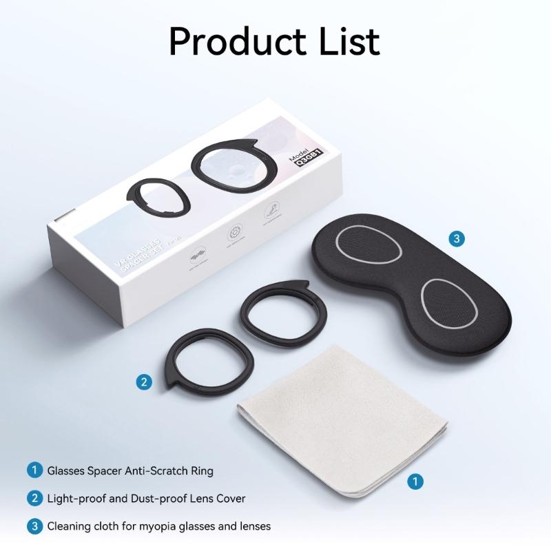 Lens Protector Accessories Glasses Spacer Rings Prevent Myopically Glasses Scratching Cover for 3 Virtual Reality Headsets