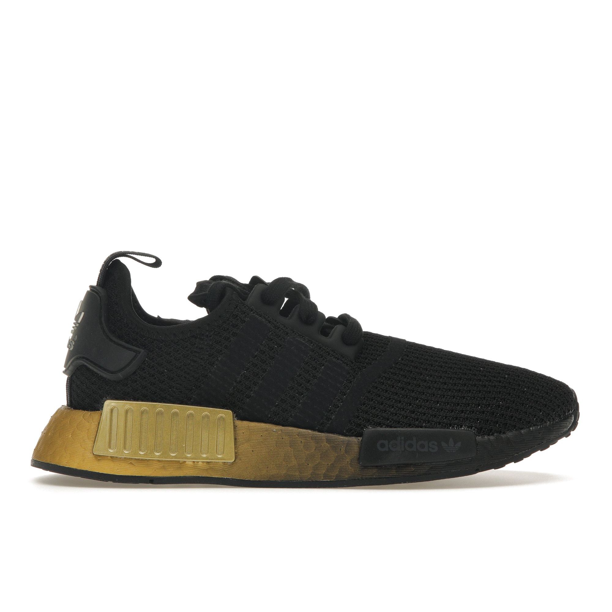 

Adidas NMD_R1 Black Carbon Gold Женские кроссовки Core-Black FU9352