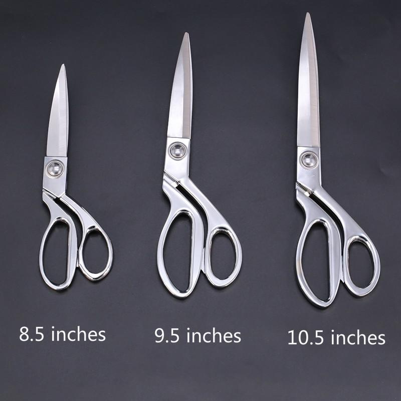 Scharfe und verschleißfeste Schneider-Edelstahlschere, Zinklegierung vergrößert und verdickt, speziell entwickelt für Haushaltsstoffzuschnitt
