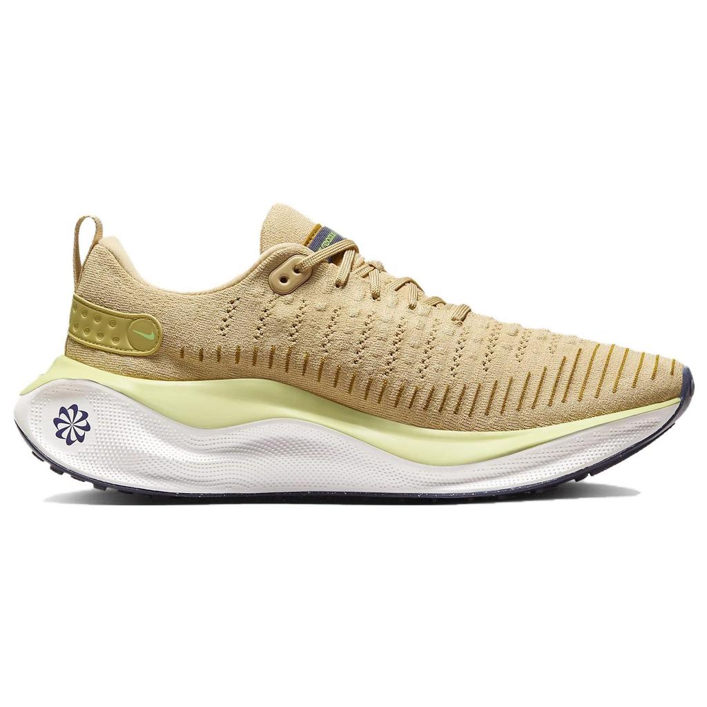 Nike ReactX Infinity Run 4 Sesame Purple Ink Herren Sneaker Tan Buff-Gold Leuchtend-Grün DR2665-200
