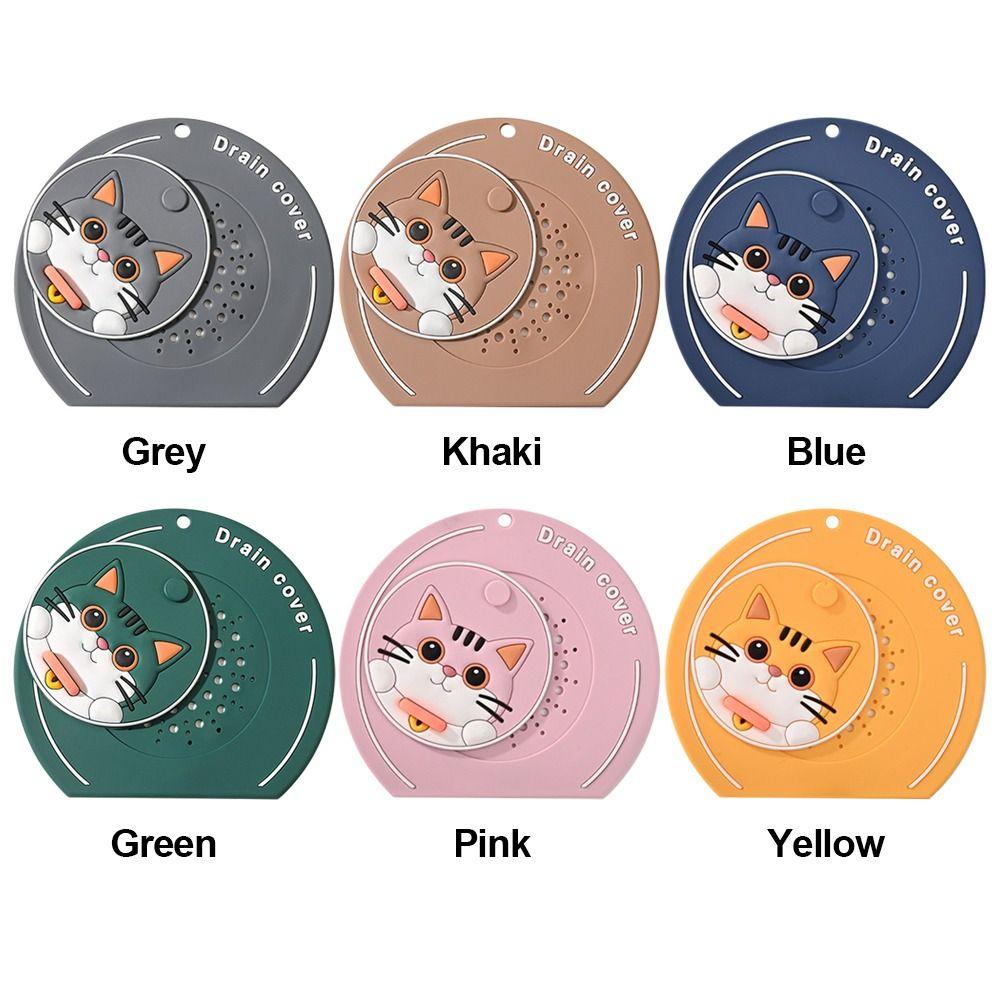 New Insect-proof Floor Drain Cover Reusable Drain Stopper Sewer Pipe Cover Anti-Odor Kitchen Sink Seal Mat Bathroom Accessories