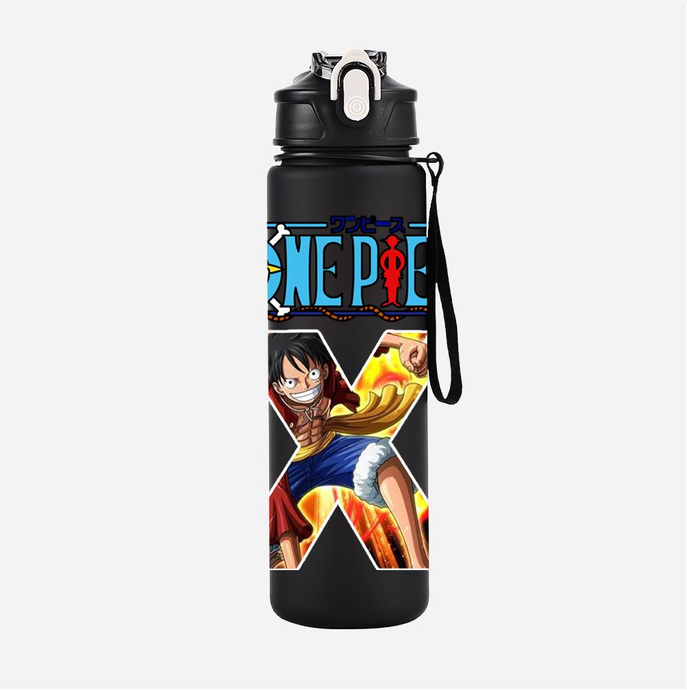 Anime A-Z English Letter Printed Large Capacity Water Cup Demon Hunters Outdoor Portable Drinking Bottle for Boy Girl Gift