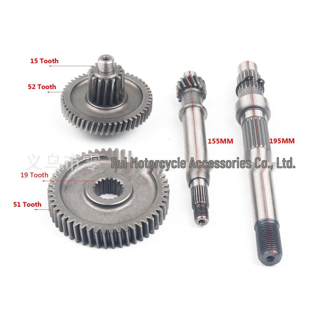 High-Performance Transmission Gear Set for GY6 50-100CC Engines