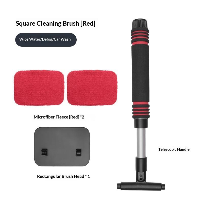 2026 New Car Windshield Cleaning Brush Set Microfiber Telescopic Window Glass Cleaner Car Window Cleaner Window Scraping Mist
