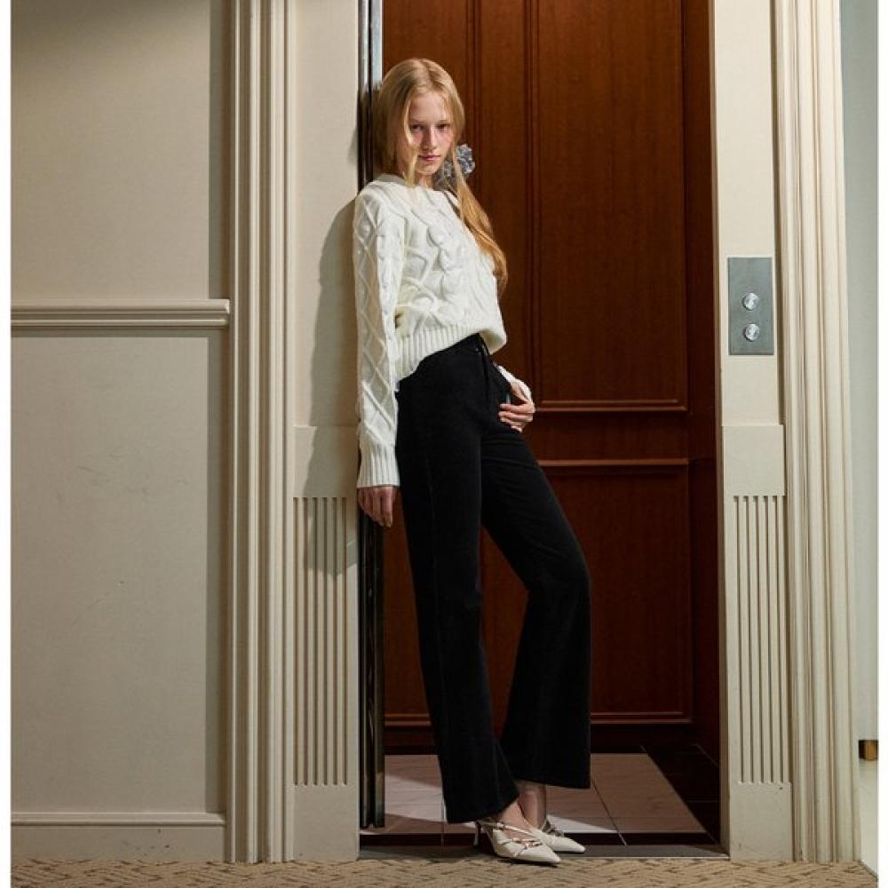 EGOIST Slim Bootcut Corduroy Pants Er4opt02