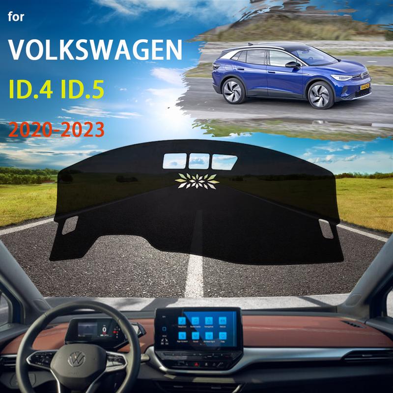 Car Dashboard Cover Dash Mat for Volkswagen VW ID.4 ID4 ID 4 ID.5 Pro    Pad Sunshade Cushion Anti-UV Sun Rug
