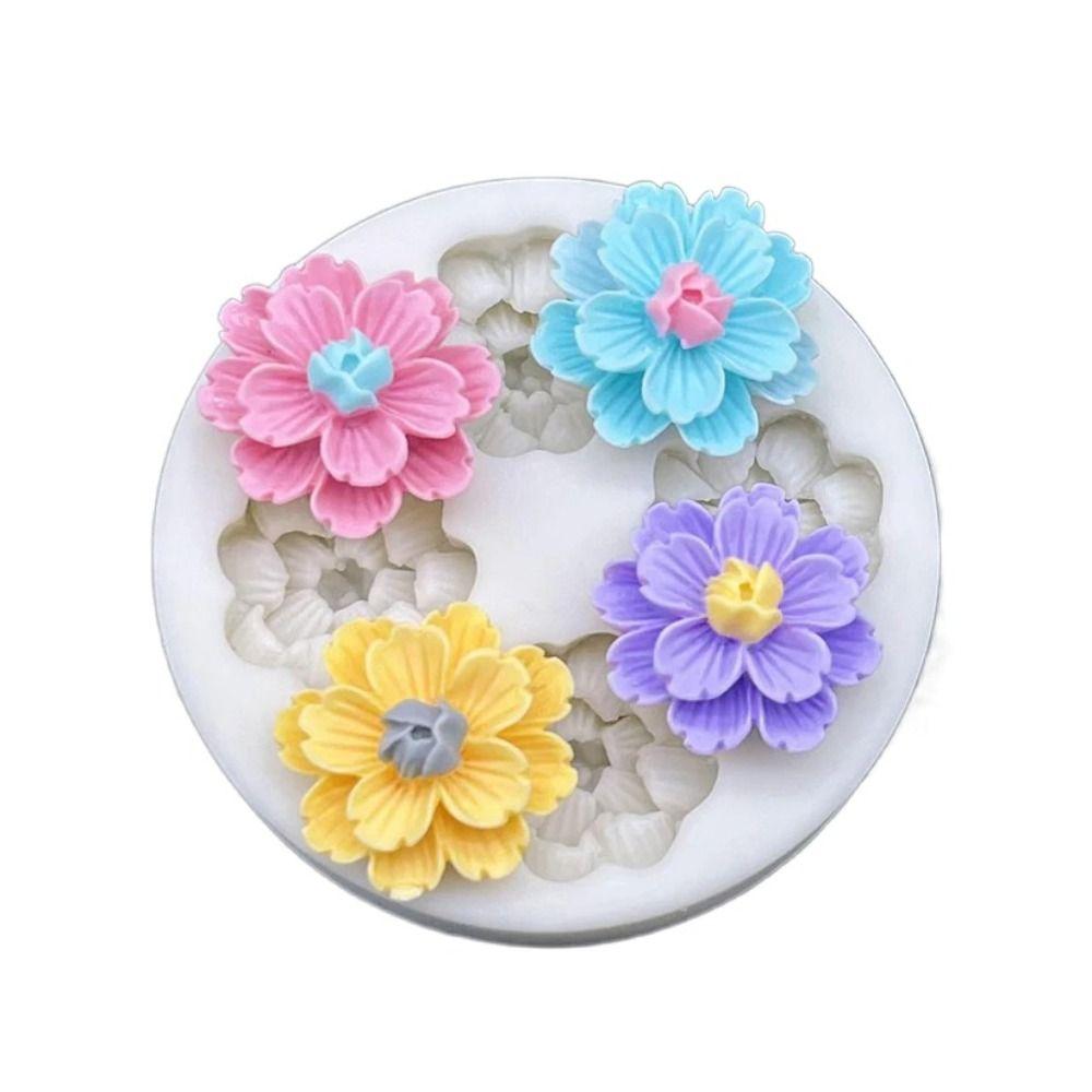 DIY Crafts Forma tvaru květin Silikonová epoxidová forma Dárková pryskyřicová forma
