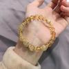 Little Overlord Golden Rutilated Quartz & Yellow Citrine Women's Bracelet for Wealth & Style
