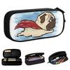 Student Zipper Pencil Case Polyester, Double Pencil Case Stationery Case Pencil Case Wish