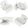 Hot Roller Clips Hair Curler Claw Clips Replacement Roller Clips for Women Girls Hair Section Styling (12 Pieces, Black)