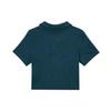 Nike Sportswear Essentials Series Embroidered Logo Short Slim Fit Polo Shirt Women Polo Shirts Deep-Sea-Blue Sail DV7885478