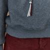 Maxza Color Block Loop String Fleece Hoodie