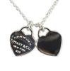 [Pre-owned] TIFFANY 925 Return To Tiffany Double Heart Tag Pendant/j30-26