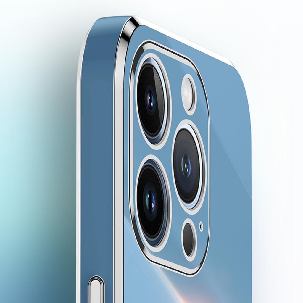 XINLI For iPhone 16 Pro Max Case Ring Kickstand Electroplating TPU Phone Cover