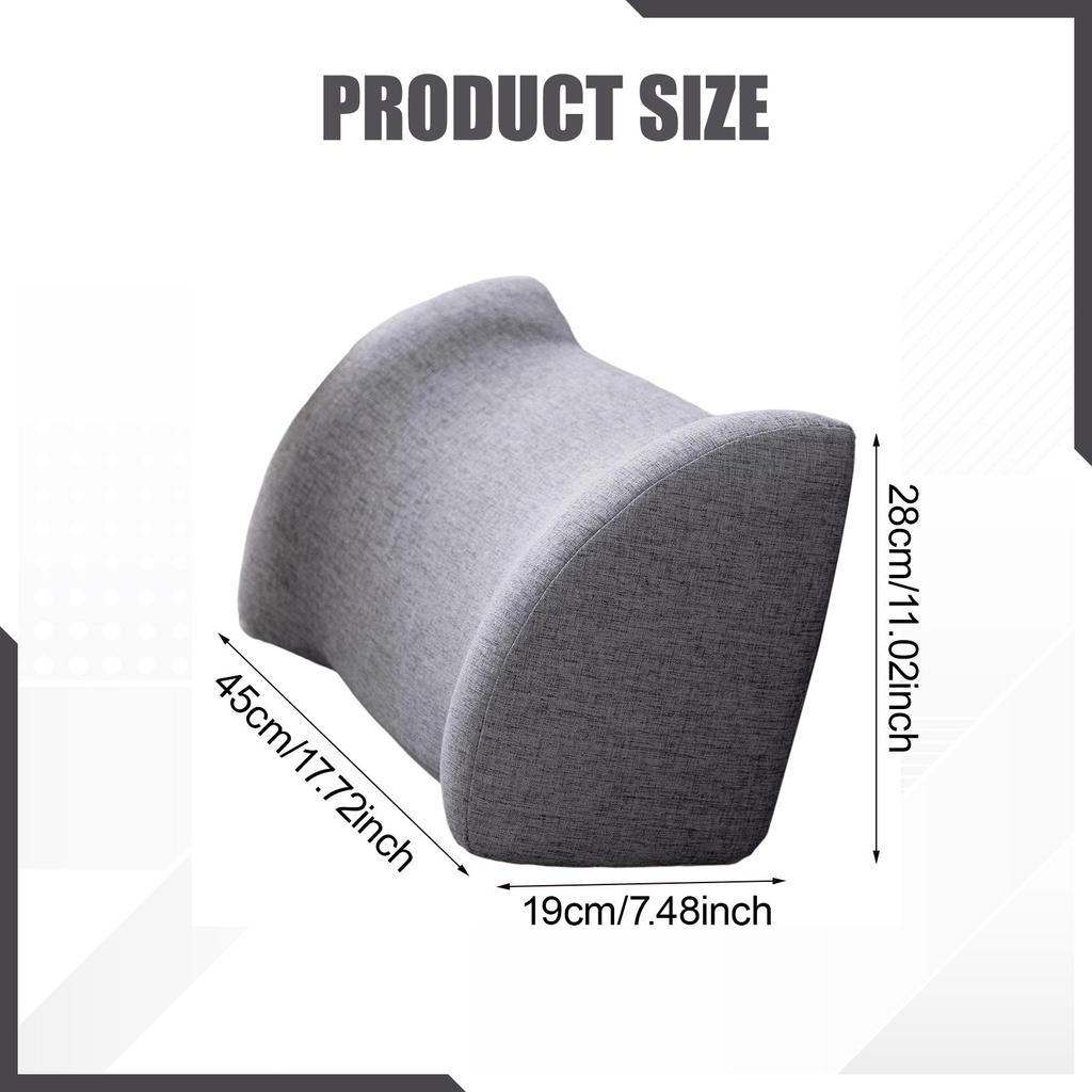 Back Cushion Support Sponge Comfort Low Pillow Office Chair Waist