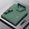 Tricou Polo Bărbătesc Brodat de Înaltă Calitate de Vară Respirabil cu Mânecă Scurtă Larg Mărimi Mari cu Guler Top Casual pentru Bărbați