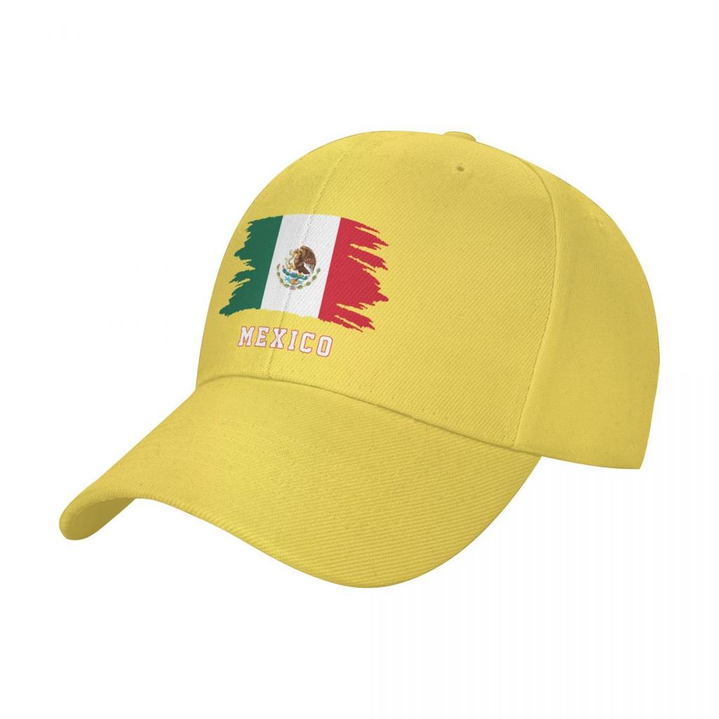 Baseballpet HET ZIT IN MIJN DNA Mexico Vlag Mexicaanse Fans Embleem Coole Fans Wilde Zonneklep Met Klep Verstelbaar Buiten Caps Unisex Dames
