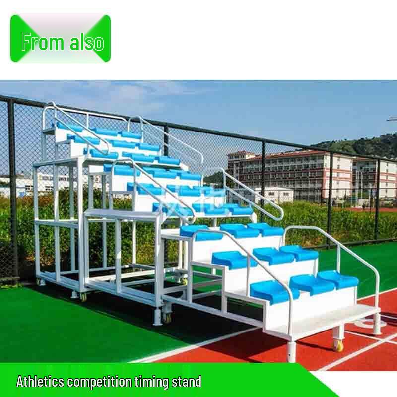Portable Sports Referee & Timing Platform with Retractable Grandstand
