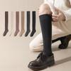 2 Pairs Sets Winter Thick Warmer Stockings For Women Knit  Cotton Thermal Over Knee Socks Casual Solid Color  Knee Long Sock