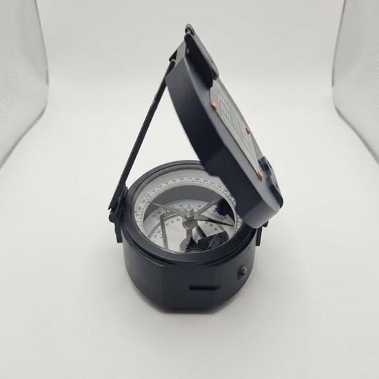 7.62 cm Brunton Brass Compass with Leather Case   Nautical Navigation Tool