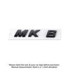 YNEPB1 ABS MK5 MK6 MK7 MK7.5 Letter Emblem Car Body Rear Trunk Badge Sticker For Volkswagen VW Polo Sharan Golf Scirocco Touran Touareg
