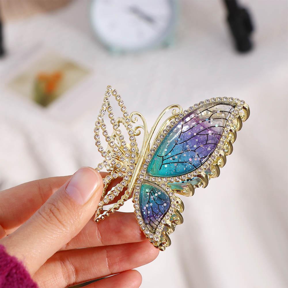Barrettes Female Temperament Head Hair Clips Delicate Hairpin Hair Accessories Butterfly Hair Claw