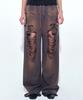 Nigaennikol Destroyed Cotton Lounge Pants_Charcoal