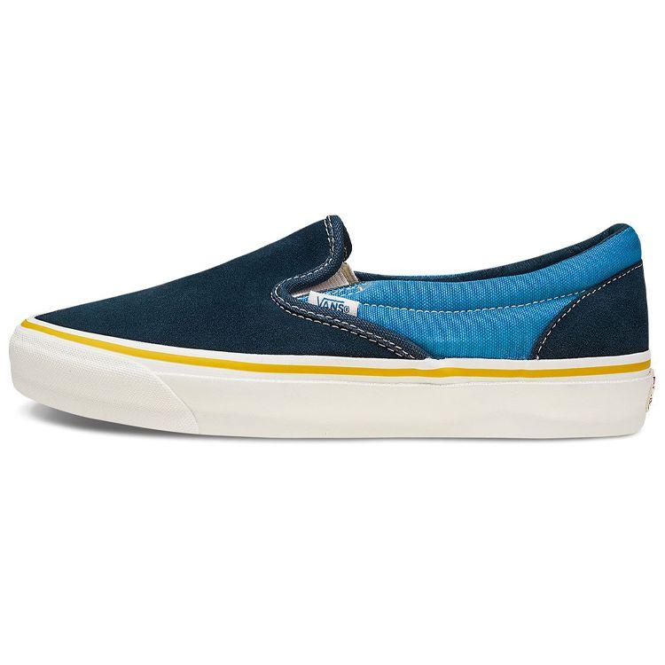 

Vans Кроссовки унисекс без шнуровки OG Classic Slip-On LX Mediterranian Parisian Night Синие, средиземноморско-синие VN0A45JKXDW