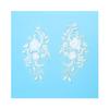 Off-White Car Bone Pair Flower Three-Dimensional Flower Lace Applique Accessories Embroidery Embroidery Cloth Sticker Wedding Dress Clothing Patch