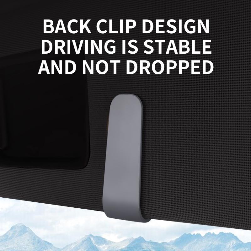 Auto-Sonnenblenden-Brillenclips, Multifunktionaler Sonnenbrillenhalter, Aufbewahrungsclips für die Auto-Sonnenblende, Karten-, Scheinklammer