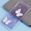 For Samsung Galaxy A55 5G Case with Screen Protector 2-in-1 TPU Phone Cover Aesthetic Butterfly