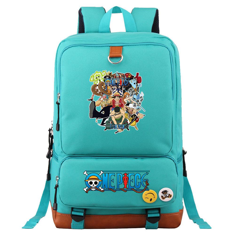 Anime Cartoon Print Teen Student Schoolbag Large Capacity Travel Bag Men And Women Backpack