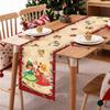 Christmas Ball Table Runner Merry Christmas Decorations For Home 2026 Cristmas Table Cover Navidad Noel Gift New Year Tablecloth