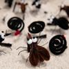 Épingle à Cheveux Moustique Créative Jouets en Peluche Mignon Dessin Animé Insecte Épingle à Cheveux à Ressort Jouets Drôles Accessoires de Blagues pour Enfants Accessoires Photo Décoration Filles