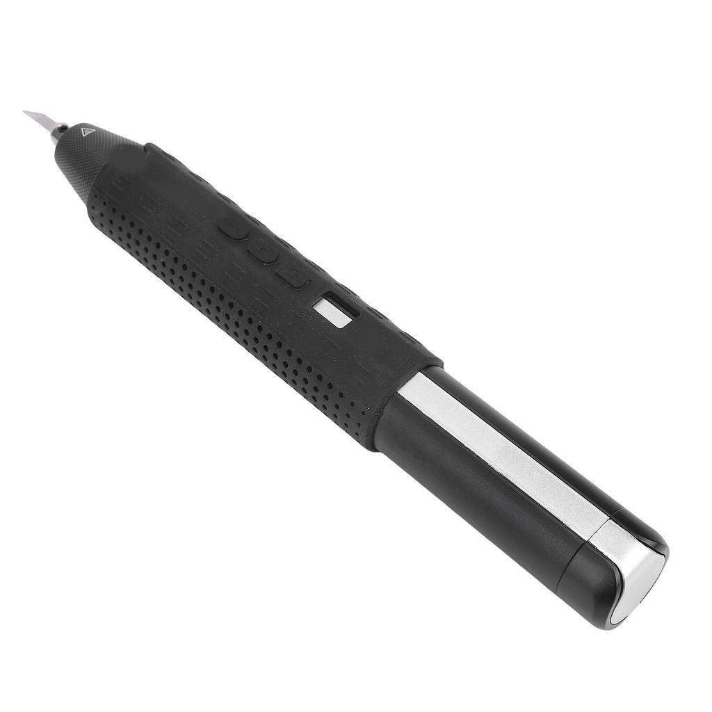 Ultrasonic Cutter 40KHz Cordless Handheld 3 Modes with LED Light 24Pcs Cutting Tips for 3D Printed Model PVC Leather