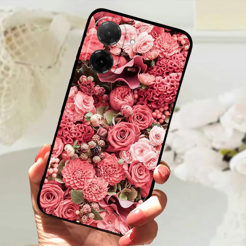 Phone Cases For Poco C71 4G Bumper Soft TPU Back Cover Case For Xiaomi Redmi A5 4G Cartoon Animal Shockproof Silicone Funda Capa